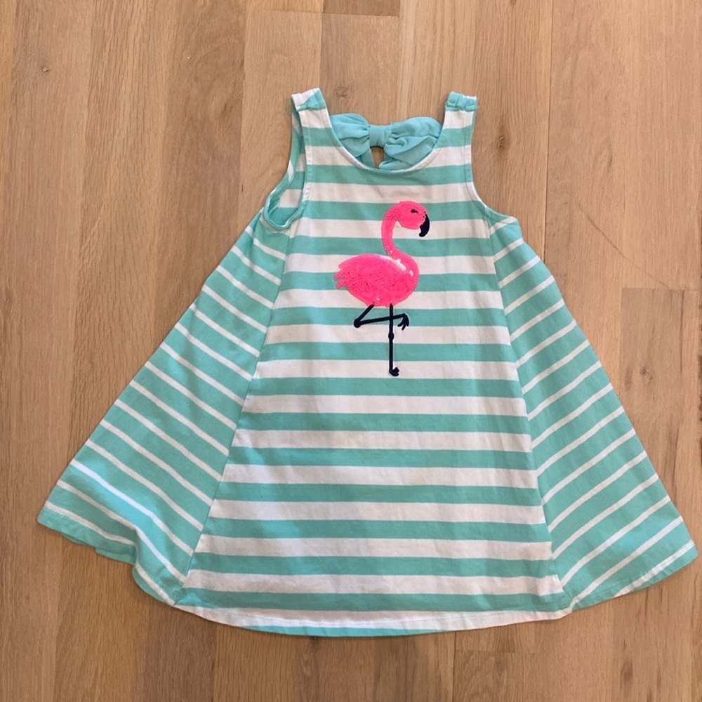 Flamingo summer dress